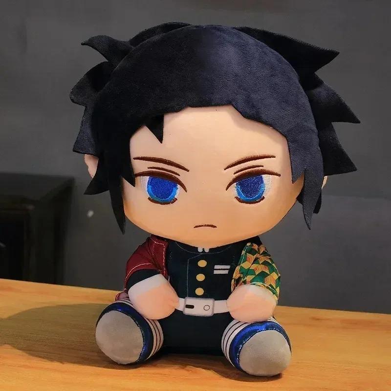 20Cm Japan Slayer Plush Dolls Lovely Anime Kimetsu No Yaiba Kamado Tanjirou Nezuko Zenitsu Kyoujurou Toys Kids Gifts