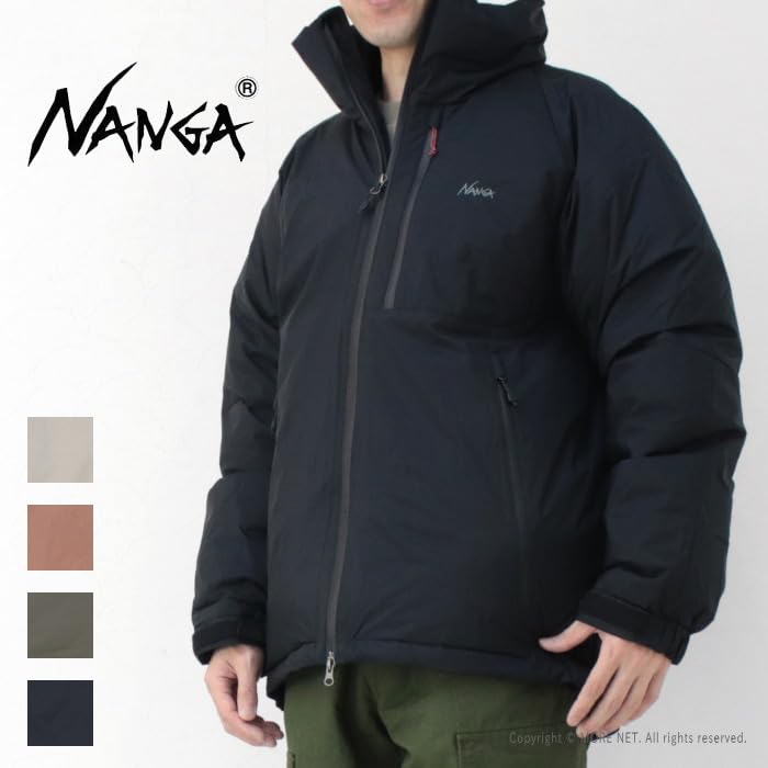 NANGA Auroratex Stand Collar Down Jacket, Men's, ND2341-1A302, Gray, Sizes L-LL, M