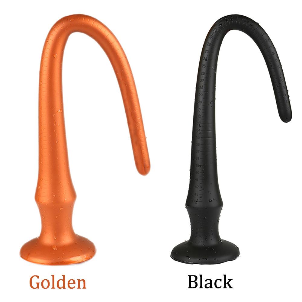Diepgaande Uitgebreide Masturbator Vloeibare Siliconen Anale Prop Set