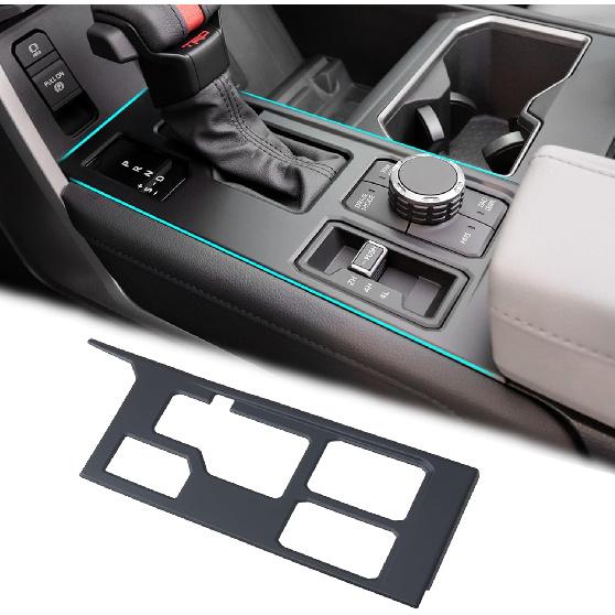 JDMCAR Central Control Gear Shift Panel Trim Cover Compatible With 2024 2025 2026 Toyota Tundra/Sequoia Accessories, Gear Shift Control