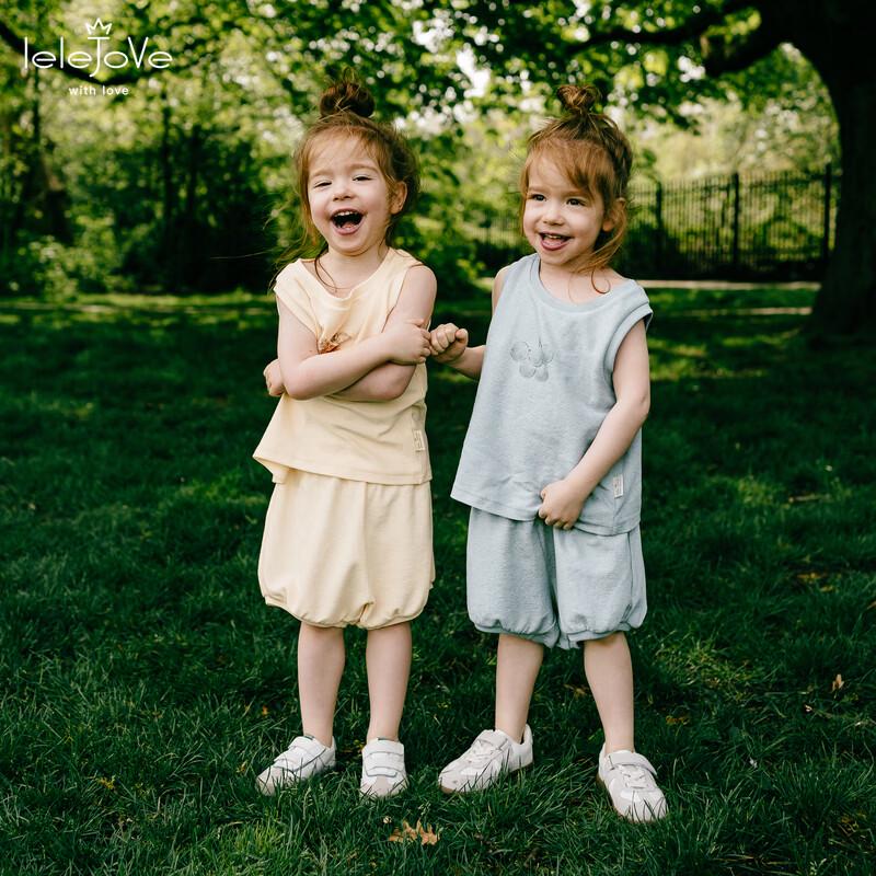 LELE JOVE Nordic Style Kids Terry Shorts 90