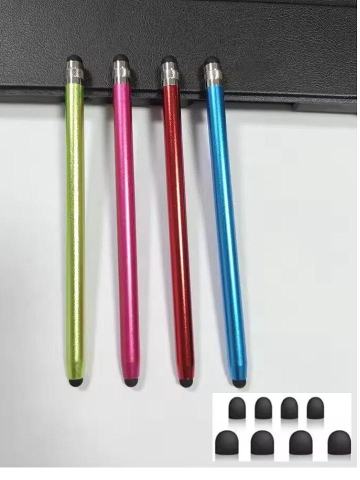 Touch Pen For Tablet Universal Pencil Capacitive Stylus Double Dual Silicone Head For iPad Android Smart Phone