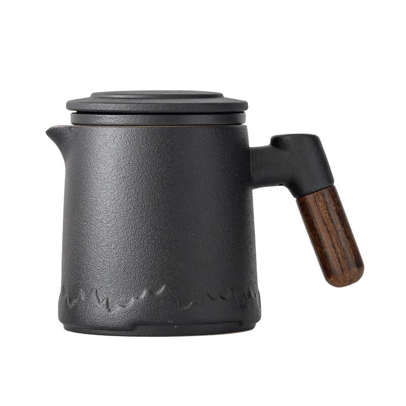 Chasun Nordic Portable Ceramic Tea Set with Wooden Handle