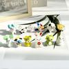 1Pcs Cute Glass Miniatures Zodiac Figurines Cartoon Animal Micro Landscape Ornaments Handmade Desktop Decoration Accessories