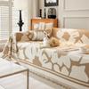 Nordic Style Light Luxury Living Room Sofa Cover All-season Universal Couch Towel Flower Pattern Soft and High-quality Blanket