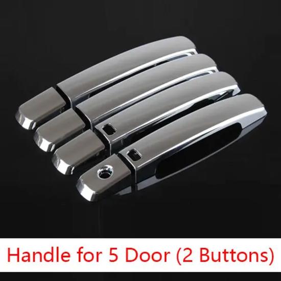 for Peugeot 108 Accessories Chrome Trim Chromium Styling Door Handles Cover Sticker Exterior Decoration Car Styling
