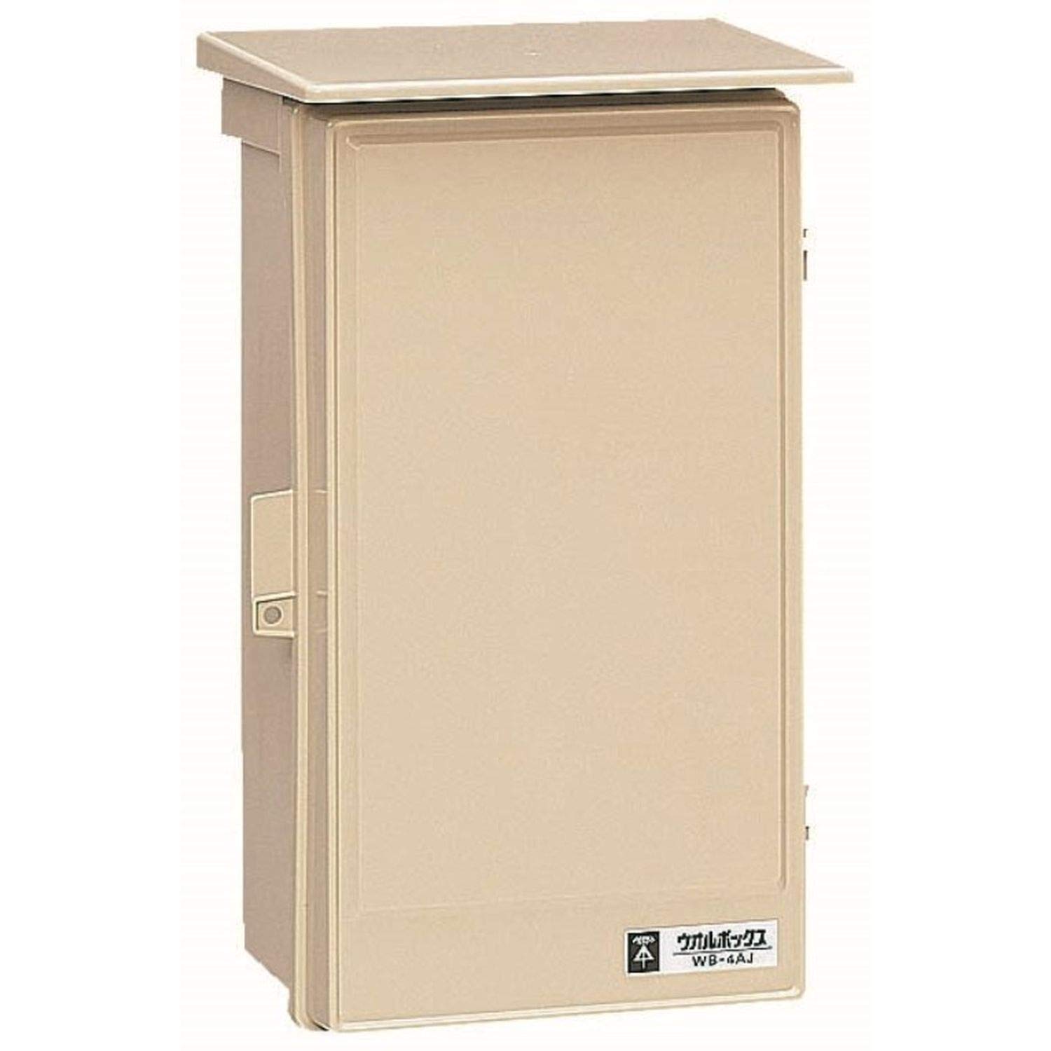 

Mirai Industry Plastic Rainproof Box, Wall Box Type A, with Roof, Vertical, 430 x 265 x 195 mm, Beige, 1 Piece, WB-4AJ