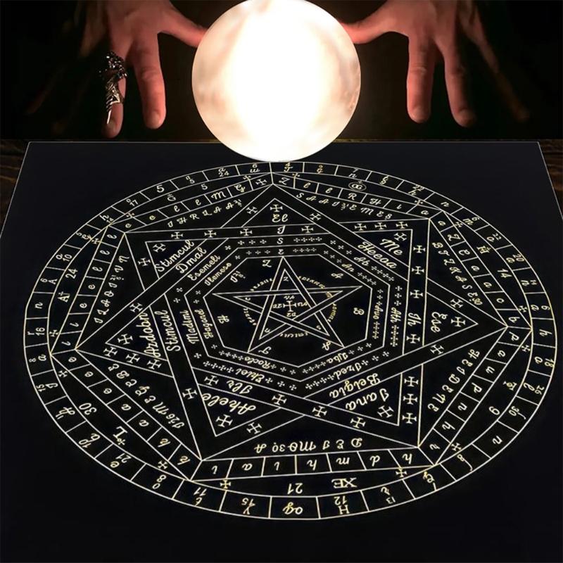 Metaphysical Game Mat Pendulum Divinations Altar Tablecloth Board Game Card Pad
