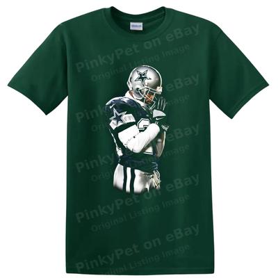 Deion Sanders Dallas Cowboys T Shirt Football Legend Action Pose Tee