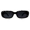 European and American style square small square sunglasses punk rivets jelly sunglasses fashion street shot