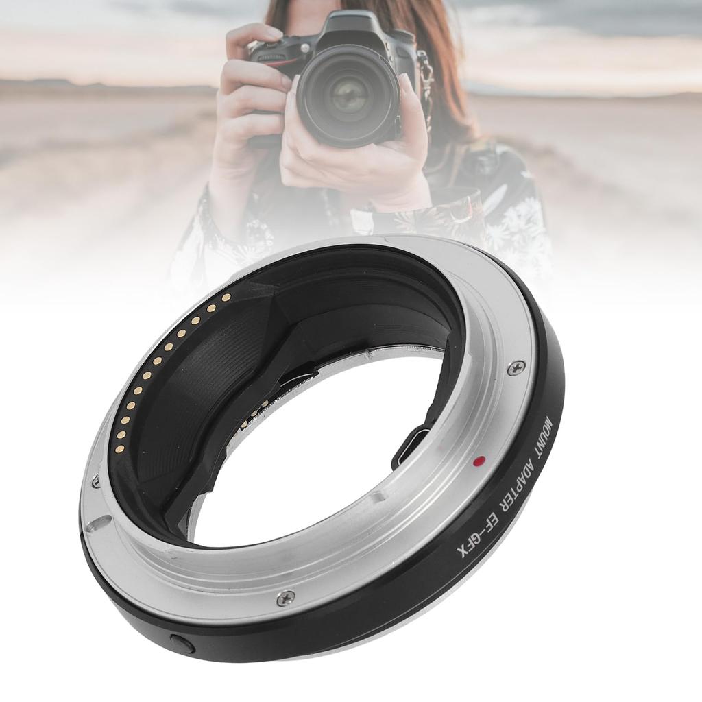 Autofocus Lens Converter Ring with Adjustable Aperture and Release for Cameras like GFX GFX GFX and Lenses One-Click G-Mount 50S, 50R, 100, EF-Mount