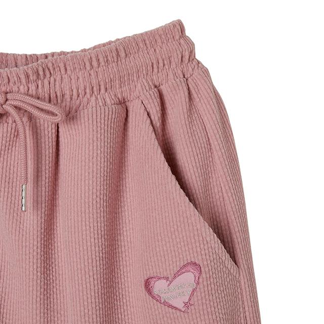 LAP Heart Ribbed Elastic Pants Aq4Wpb60