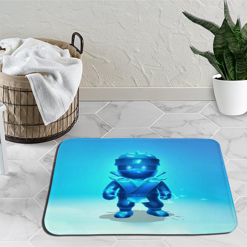 Stumble Guys Karikatür Halı Tökezlemek Oyunları Halı Yatak Odası Dekorasyon Yoga Mat Anime Açık Halı kaymaz Halı doğum günü hediyesi