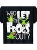Who Let The Frogs Out Graphic T-Shirt for Men Women   100% Crew Neck Casual Tee, Medium Stretch Knit Fabric, All-Season