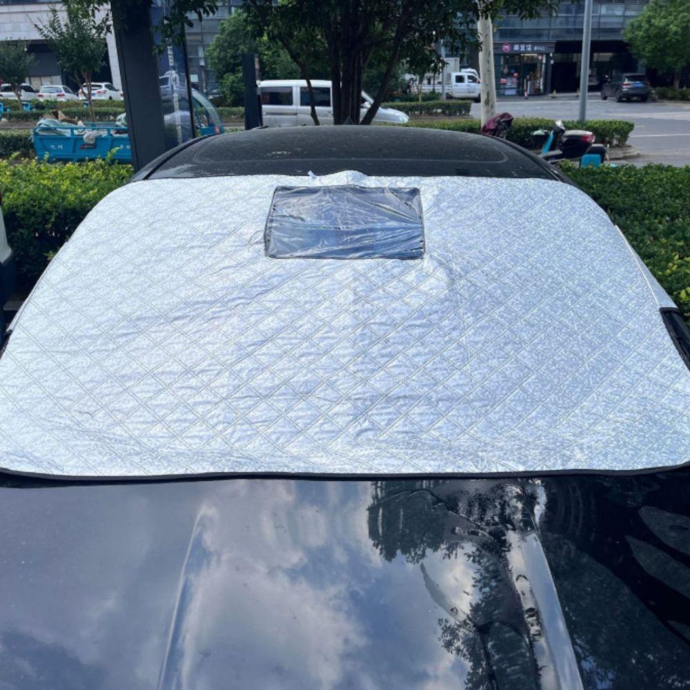 Universal Winter Car Snow Shield Windproof Strap Car Windshield Covers  Anti Sun UV