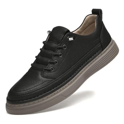 Good Quality Genuine Leather Casual Shoes Men's Black Classic Oxford Shoes Outdoor Men's Dress Shoes and Walking Shoes
