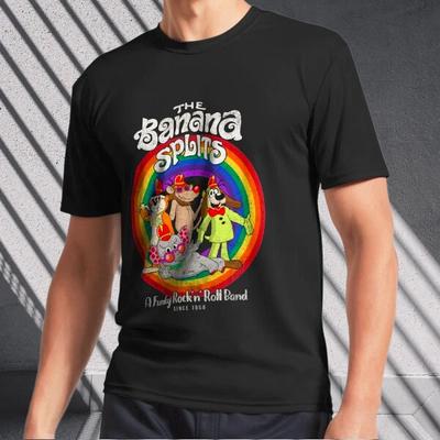 Men's and Women's T-shirts The Banana Splits A Funky Rock'n' Roll