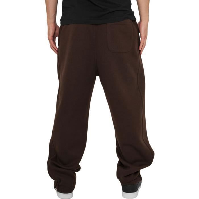 Bas De Jogging Homme - Urban Classics - 3XL - Brun - Urban Fit - Poches Zippées