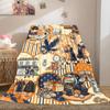Haikyu Grand 2D Cartoon Flannel Blanket Beautiful Print Pattern for Bedrooms Sofas Beds Travel Picnic Blanket_LIAN