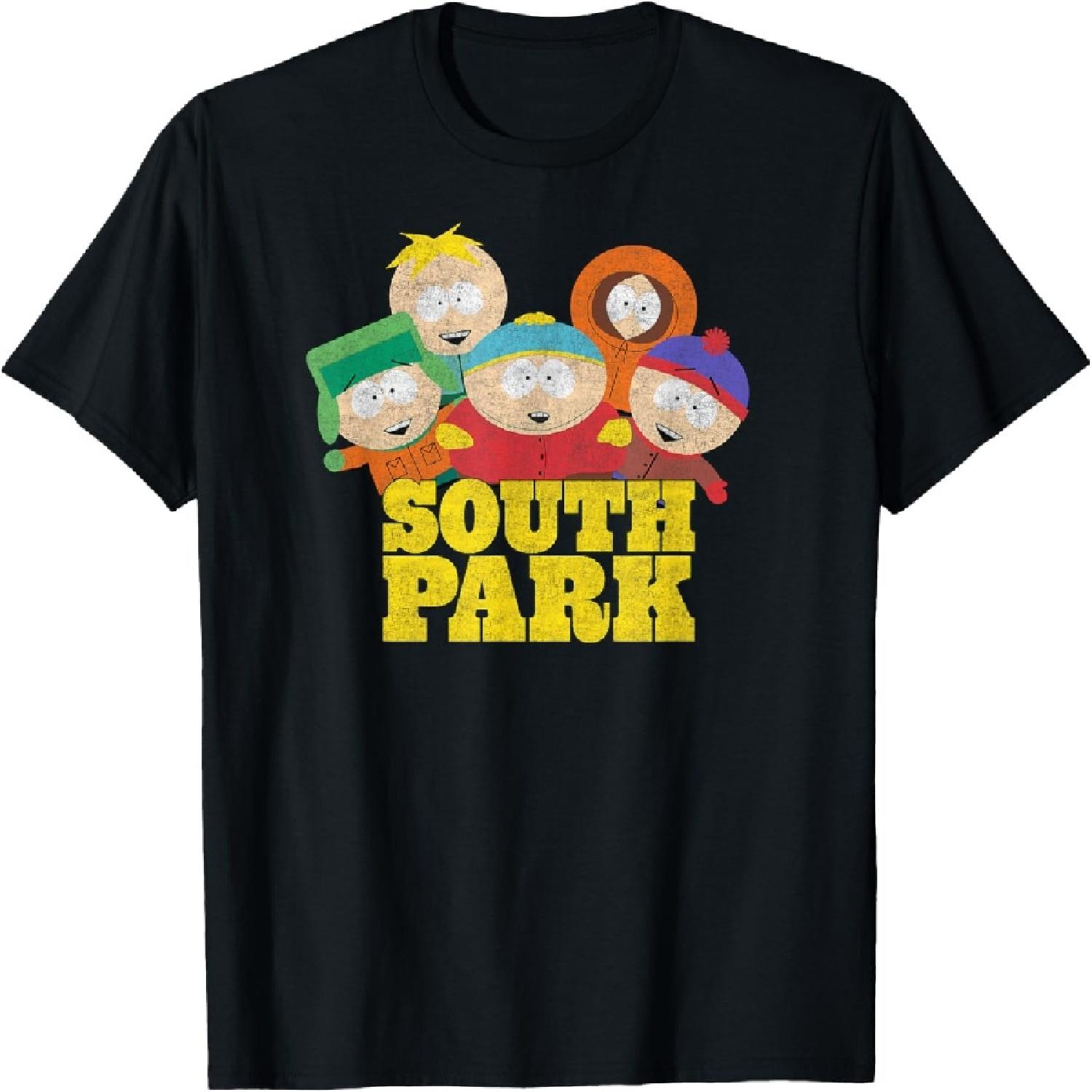 Винтажная футболка с gang South Park S