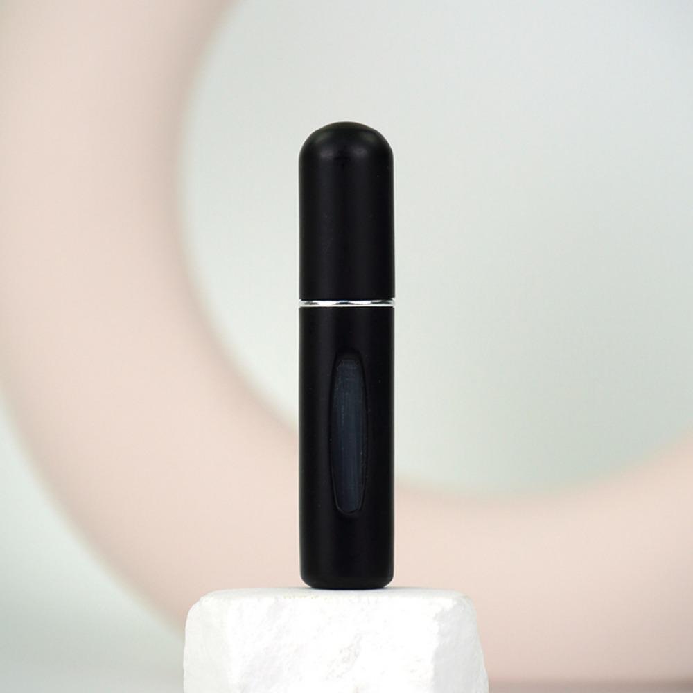 

5 мл Флакон для розлива духов с дозатором, заполняемый снизу, самонаполняющийся, портативный, косметический, мини-спрей 5Ml; matte black 5ml