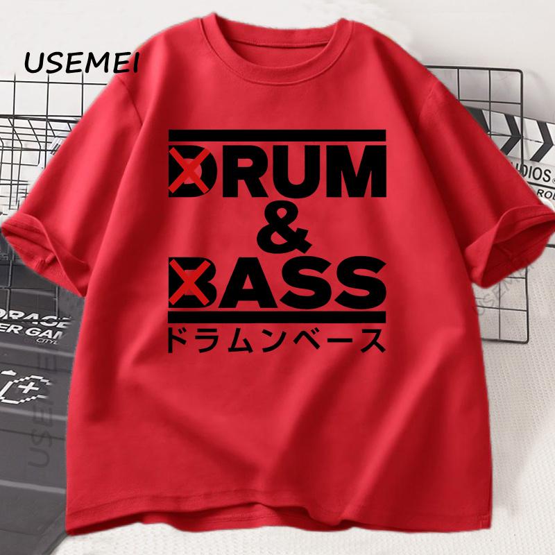 Funny Drum and Bass T Shirt Men Rum and Ass Lovers Jokes T-shirt Y2k Short Sleeve Cotton O-neck Tshirt Summer Tees Man Clothing