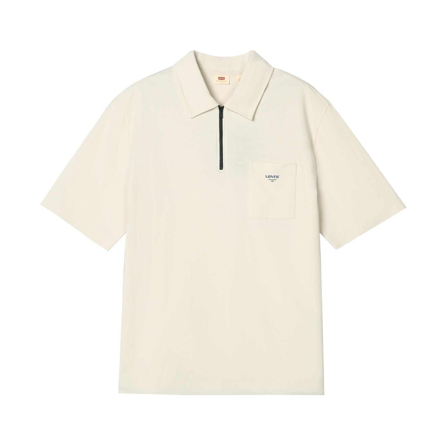 Levis Серия Cool Свободный Простой Удобный Универсальный Повседневный Рубашка-поло Унисекс Топы 006P1-0000 S