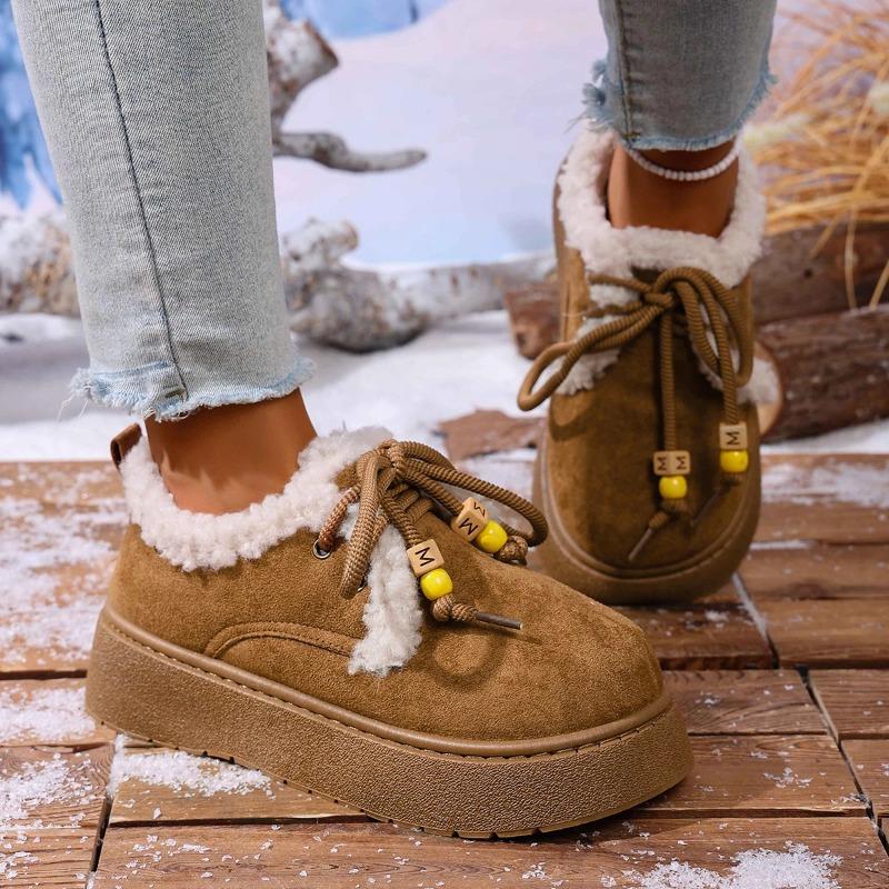 Winter Boots for Women Thicke Plush Warm Ankle Boot Outdoor Non Slip Snow Boots for Women Winter Casual Cotton Shoes Botas Mujer