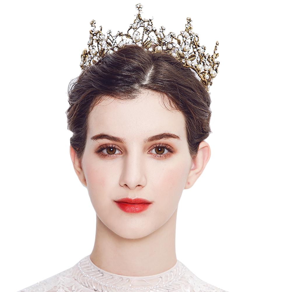 Bridal Jewelry Classic Elegant Charming Rhinestone Circle Crown Headwear
