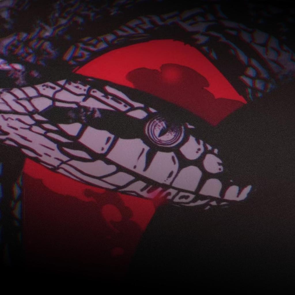 AbyssGaming Ruby Gaming Glass Professional Large XL Size x 3mm Tempered Original Silicone Mousepad, Grade, Speed-Oriented Surface, Illustrated, (490