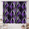 Red White Striped Curtains Vertical Stripe Geometric Modern Chic Style Curtain Bedroom Living Farmhouse Made Of Polyester Window Treatment