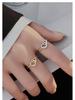 Banyan Tree S925 Silver Heart-to-Heart Double Love Ring for Women - Simple, Versatile, High-End Gift.