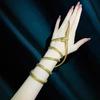Bendable Snake Body Chain for Women Adjustable Punk Snake Belly Chain Flexible Multi-Purpose Bracelet Necklace Jewelry