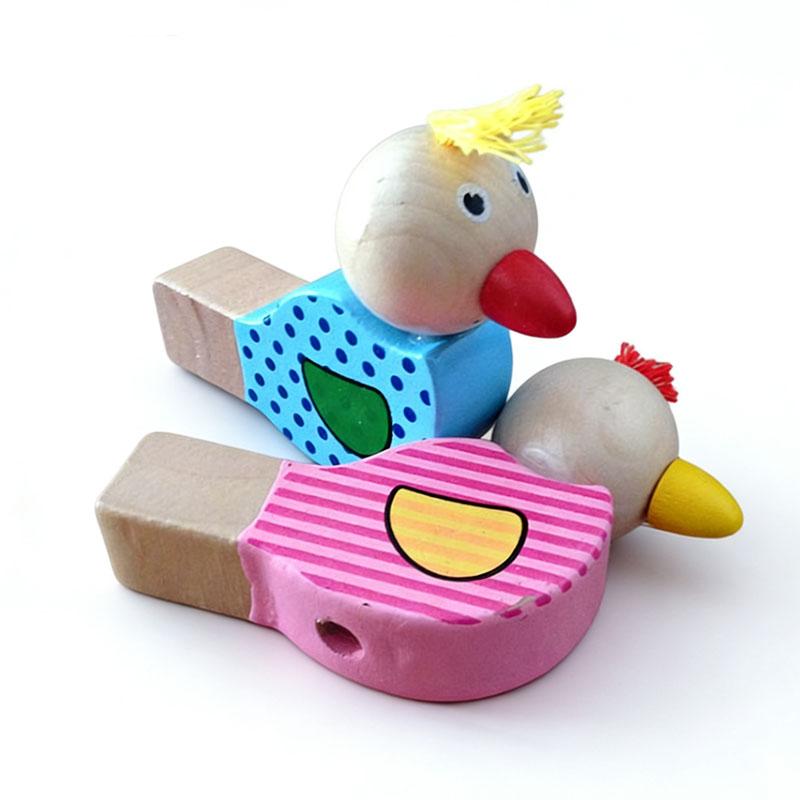 Wooden Bird Whistle for Kids Birthday Party Favors Stocking Stuffers Gifts Educational Musical Instruments Carnival Prizes
