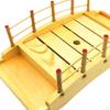 Holz Sushi Brücke Schale Speiseteller Geschirr Holzbogen Platte für Restaurant