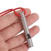 Lightweight Portable Survival Whistle, Outdoor Camping Survival Whistle with Pure Titanium Lanyard