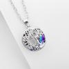 Personality Men's Hip Hop Hollow Pendant Moon God's Tree Necklace