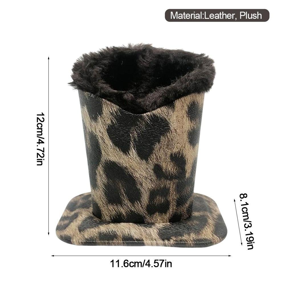 Leather Eyeglass Stand Plush Glasses Shelf Fashion Sunglass Holder Office