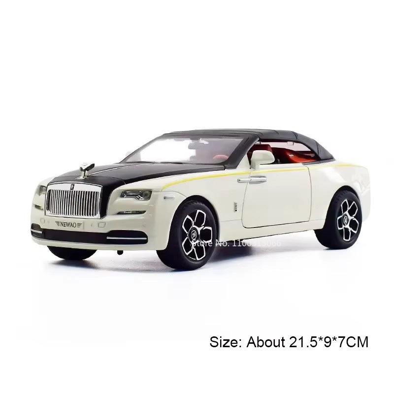 1:24 Rolls Royce Phantom Dawn Miniature Models Cars Alloy Diecasts Toys Vehicles Model Pull Back Car Toys Boys Festival Gifts