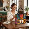  Bohemian Colorful Printed Tote Bag Large Capacity Casual Shoulder Bag for Daily Travel Shopping