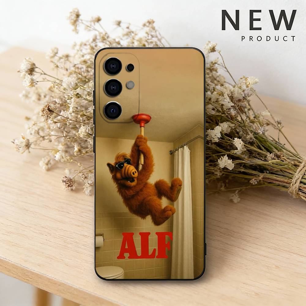 TV A-ALF  Phone Case For Samsung S26,25,24,23,22,21,20,30,Ultra,Plus,Fe,Lite Black Shell