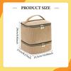 Nail Polish Storage Bag Carrying Case Dustproof Large with Handle Organizer Box for Lipstick Perfume