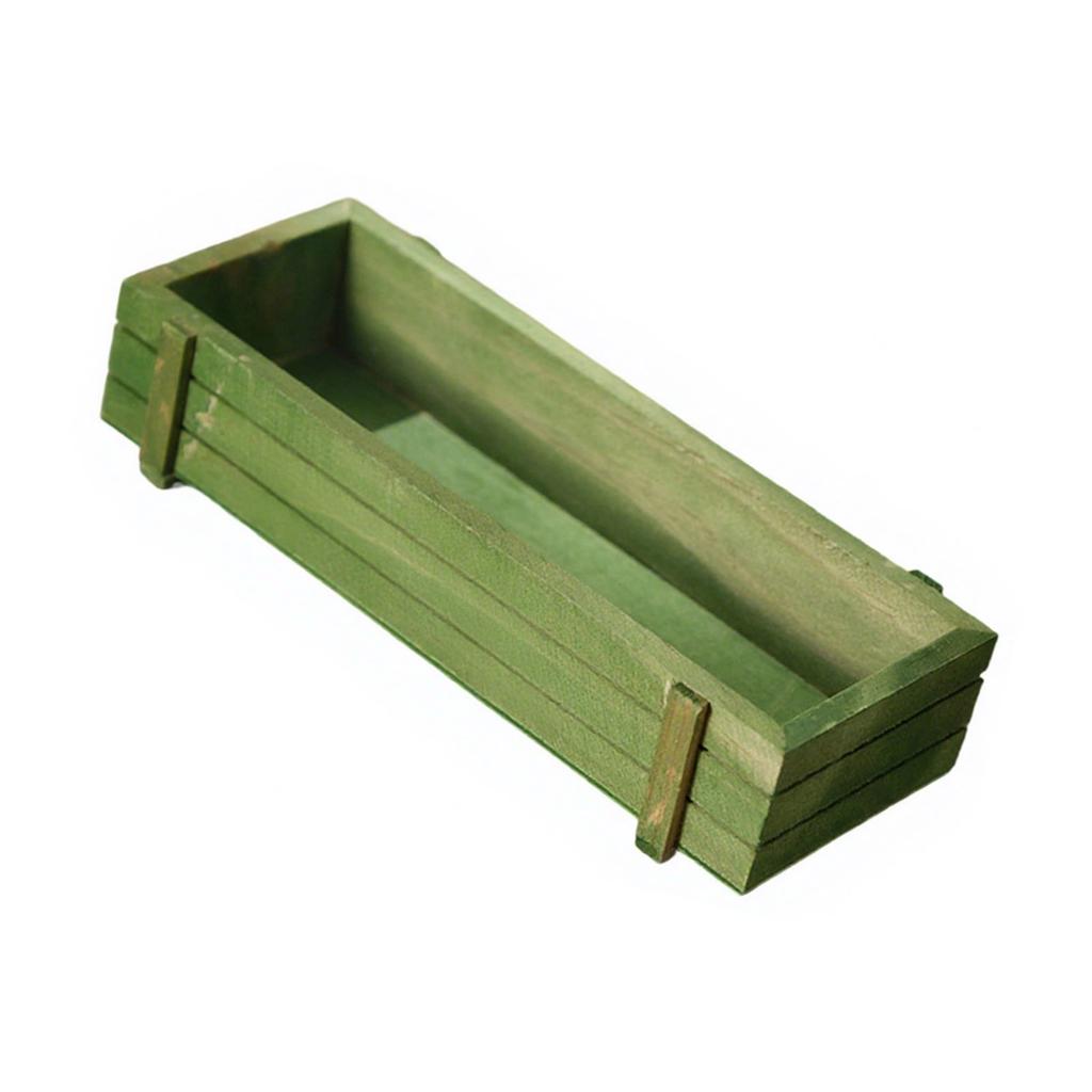 Vintage Style Wooden Planter Pot For Succulent Plant Breathable Design Lightweight Indoor Outdoor Home Garden Decoration