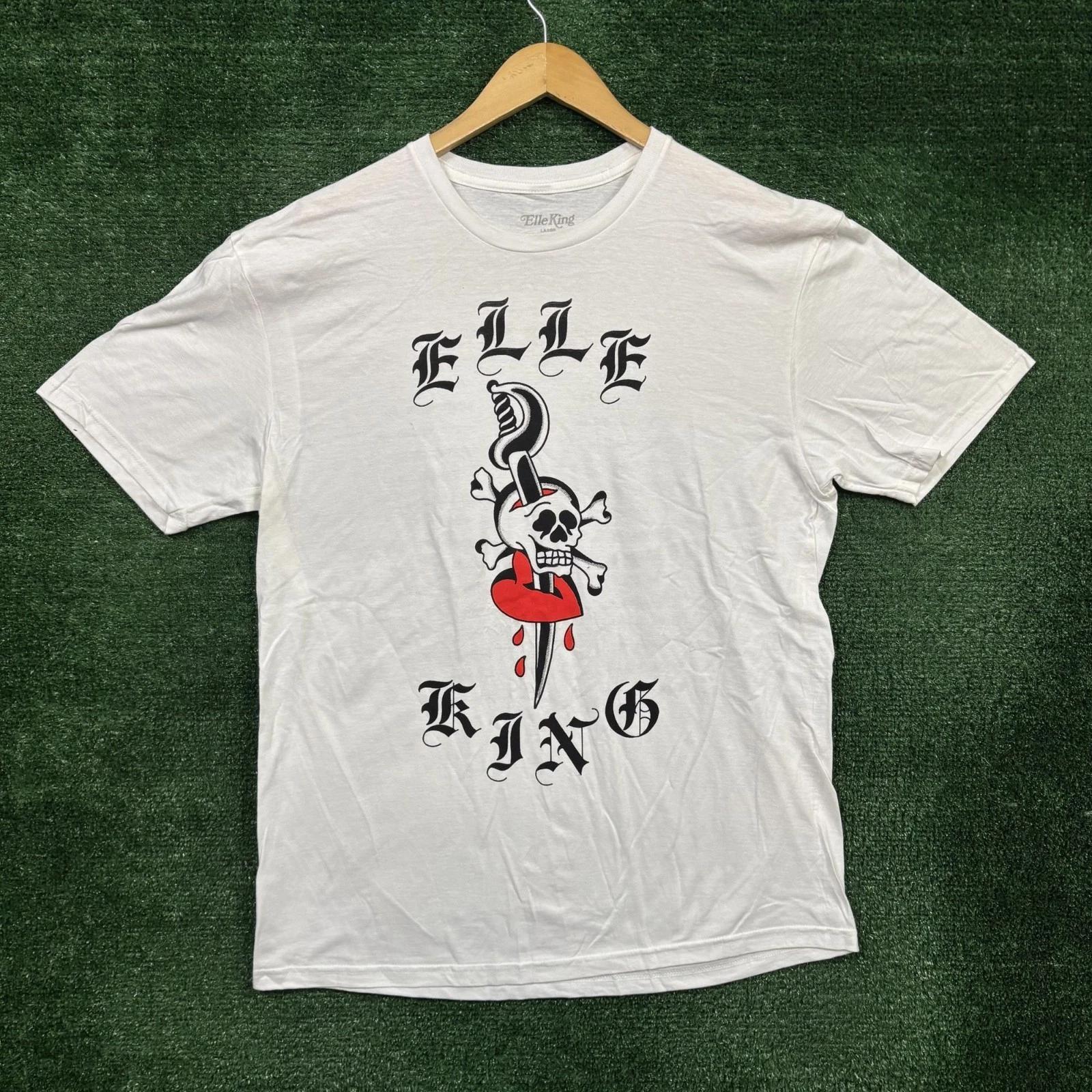 

Elle King Skull and Dagger Concert A-FREAKIN-MEN Tour T-shirt Size Large XL