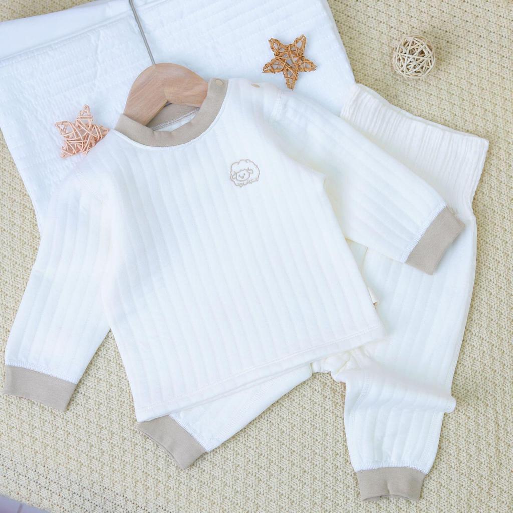 Unisex Warm Breathable Baby Suit: High-Waist Seamless Toddler Set for Autumn/Winter