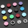 100pcs Metal Prong Snap Fasteners Buttons Solid Hollow Press Button Studs With Pliers Tool Kits For Clothes Bags Garment Sewing