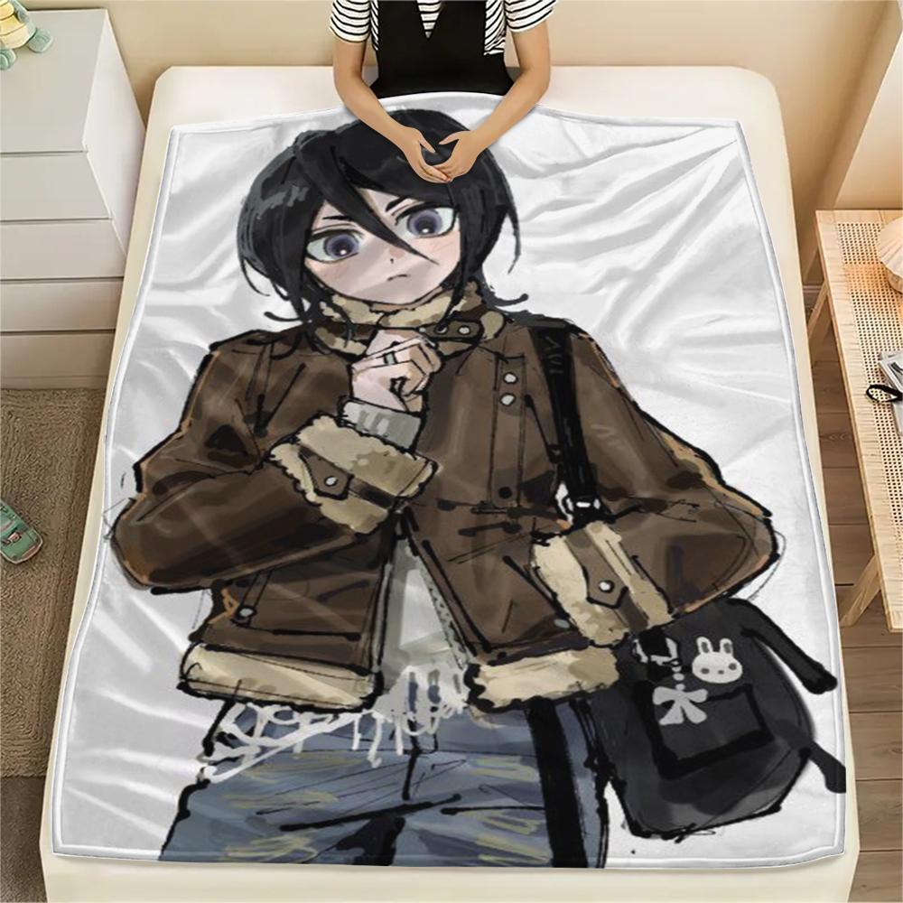 

1Pc Bleach Kuchiki Rukia Print Flannel Blanket, High quality Comfortable for All Seasons, Home Decor, Warmth and Comfort, Perfect for Christmas Gifts 80cm x 120cm