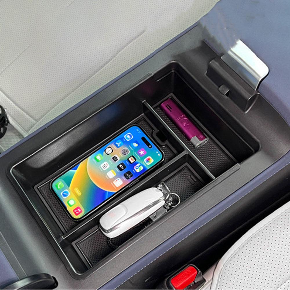 Aufbewahrungsbox für Armlehne für Xiaopeng Xpeng G6 Auto Mittelkonsolen-Organizer Behälter Verstauen Aufräumen ABS Innenraumablage Zubehör