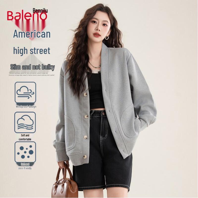 

Baleno Women s V-Neck Knit Cardigan 2XL
