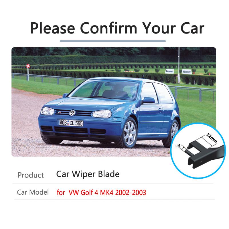 for Volkswagen VW Golf 4 MK4 2002 2003 1J Car Wiper Blade Front Windscreen Windshield Wipers Car Styling Accessories Stickers
